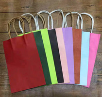 Christmas Gift Candy paper bag trumpet Christmas Candy Gift packaging carry paper bag