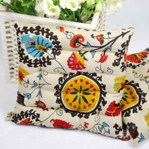 Mediterranean thickened linen fabric Cushion Dining Chair Mat bushel Floating Window Yoga Mat Chair Mat to do