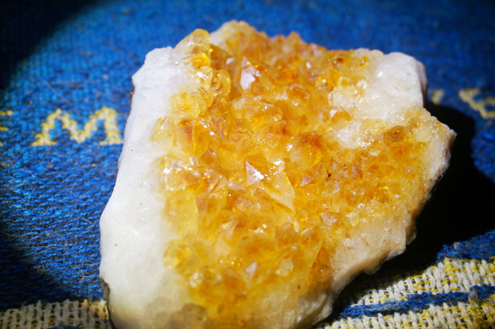 Has been released (back to that era No 875) Golden Feather Citrine Small Cluster Solitary Product