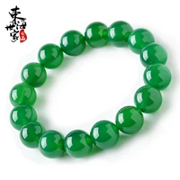 Donghai gia đình hạt giống đá xanh vòng tay mã não lợn năm sinh nam và hạt hạt pha lê trang sức thời trang quà tặng vòng tay đá