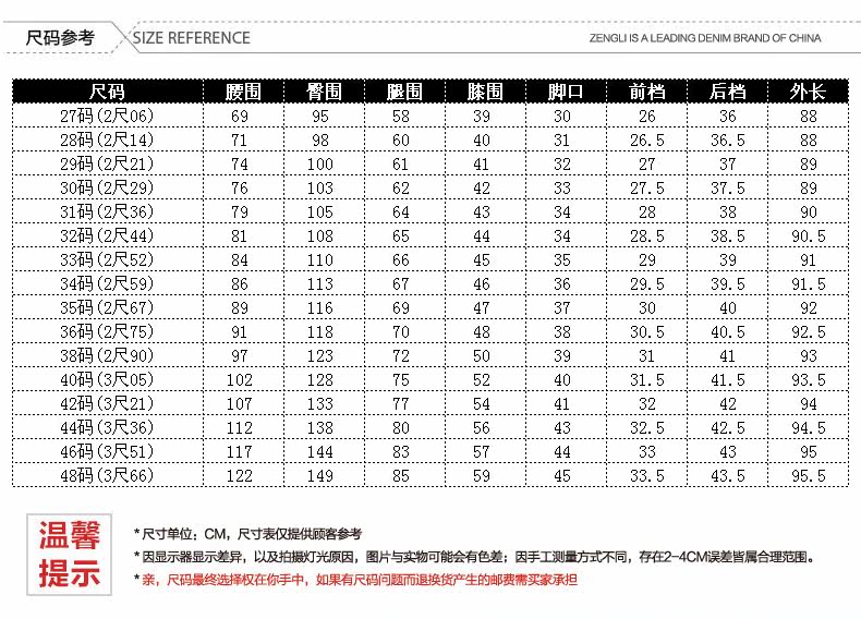 Jeans pour grands chantiers droite en vrac en coton pour été - Ref 1461017 Image 21