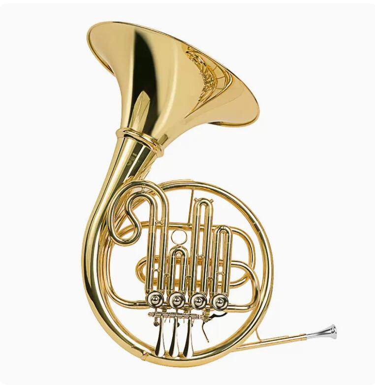 Jinbao round horn JBFH-700 B-down tonality four-key single-row western wind instrument military band tuba