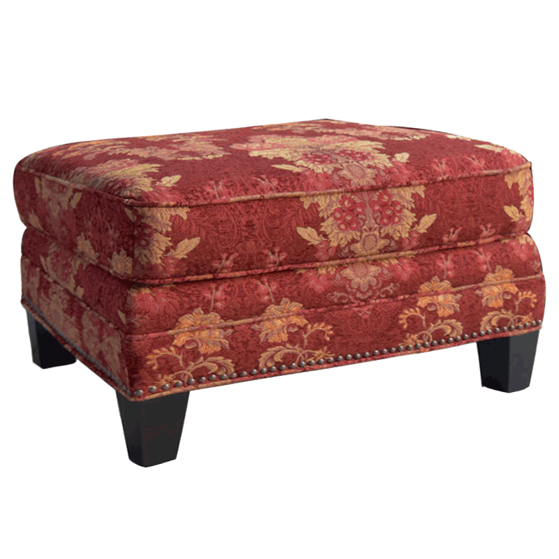 Импортная ткань, диван, красная роскошная подставка для ног для гостиной, в американском стиле, увеличенная толщина 