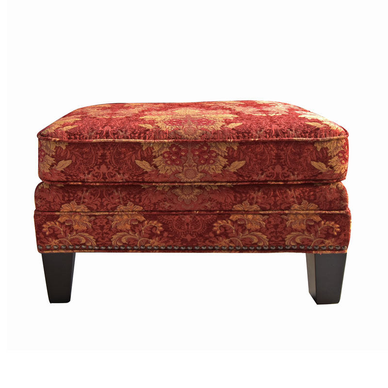 Импортная ткань, диван, красная роскошная подставка для ног для гостиной, в американском стиле, увеличенная толщина 