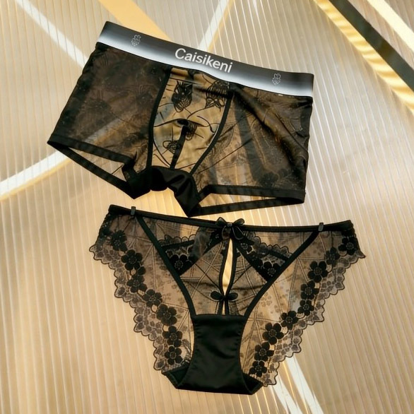 Couple's Underwear 2025 New Style Sexy Adult Fun Date One Man One Woman Abstinence Style Couple Pure Desire Style Same Style