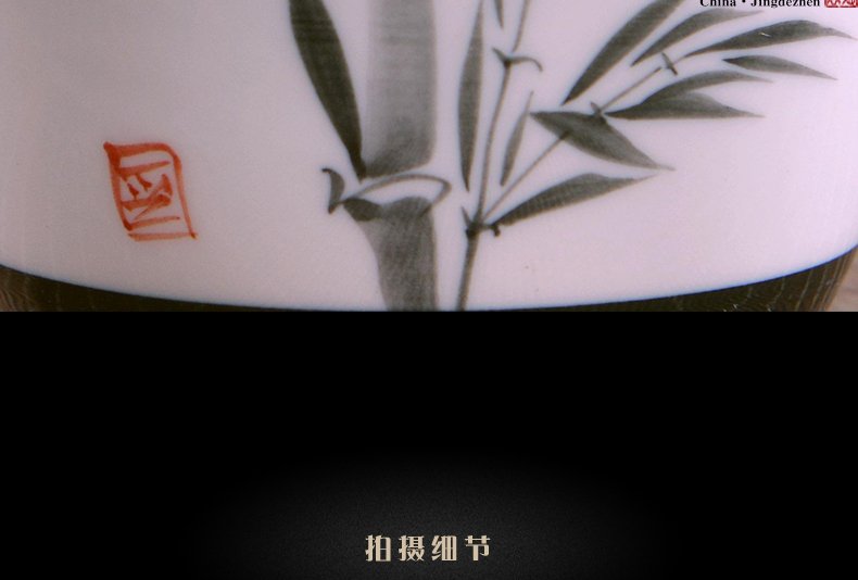A complete set of jingdezhen ceramic kung fu tea set office household hand - made celadon teacup receives gifts the teapot