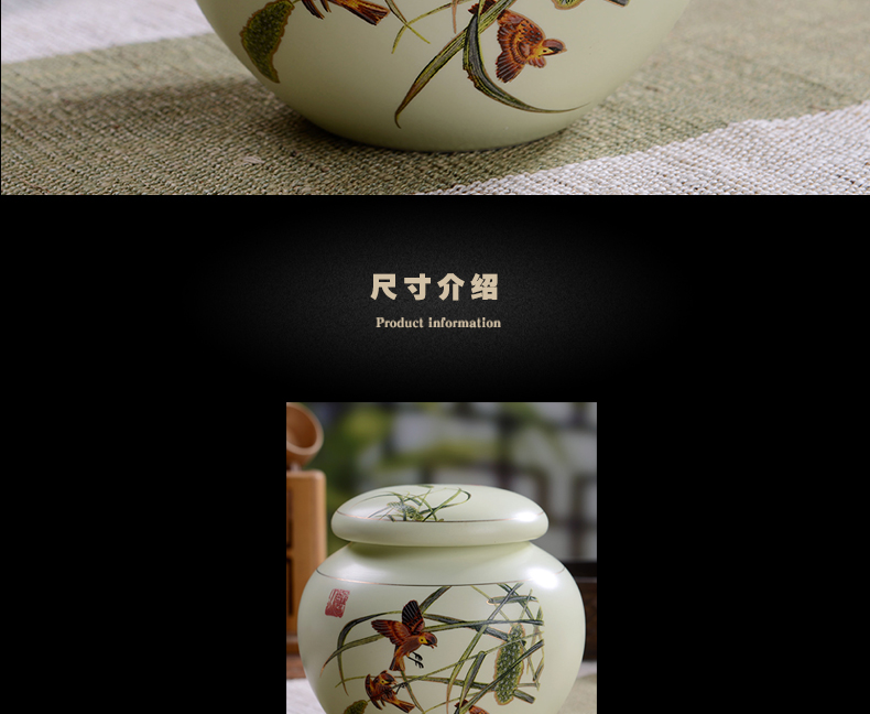 Ceramic tea pot seal in pu 'er tea box, moistureproof, black tea, green grain storage to save the tea pot