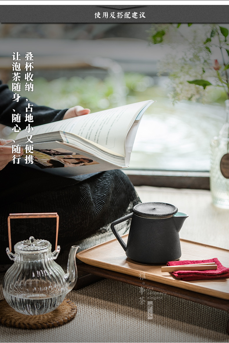 Even travel ceramic tea set office kung fu to crack a pot of 2 cup three simple tea kettle