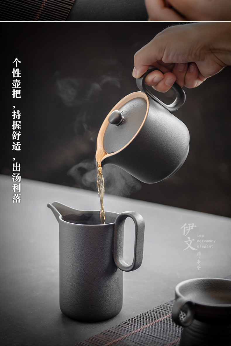 Evan ceramic kung fu tea set household contracted the teapot tea to wash to the Japanese tea taking of a complete set of tea cups gift boxes
