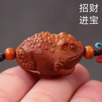 Su Gong olive core carving Zicai Jinchan hand hand-carved olive Hu Wen play bracelet for men and women pendants