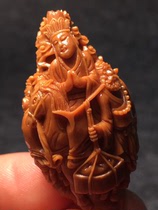 Olive core West Sky takes single seed 2 3 big seed pure hand carved olive Monkey King Qian Dazheng pig eight ring