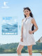 Jordan Sleeveless Polo Collar Ice-Ensensory Tennis Dress 여성 2025 Summer New A-Line 캐주얼 및 기화 가능