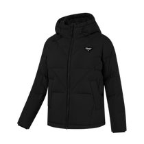 China Jordan Cold Resistant Down Jacket Womens 2023 Winter Shopping Mall Same Style Water-Repellent Hooded Warm Top Jacket Women