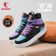 China Jordan high-top sneakers for women 2024 spring new leather casual mandarin duck shoes couple sports shoes men's shoes