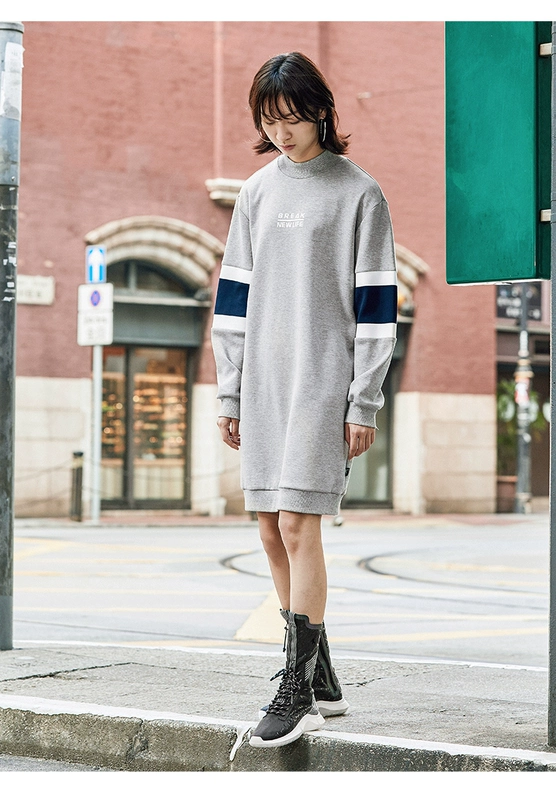 Áo len nữ dệt kim Jordan 2019 mùa thu mới áo thun dài giản dị áo khoác nữ thể thao - Thể thao lông cừu / jumper