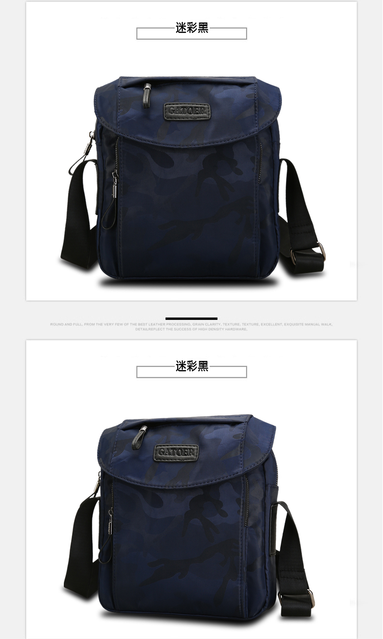 Dung lượng lớn chéo chéo vai túi nylon nhỏ ba lô túi nam vải canvas Oxford túi Messenger thể thao balo michael kors