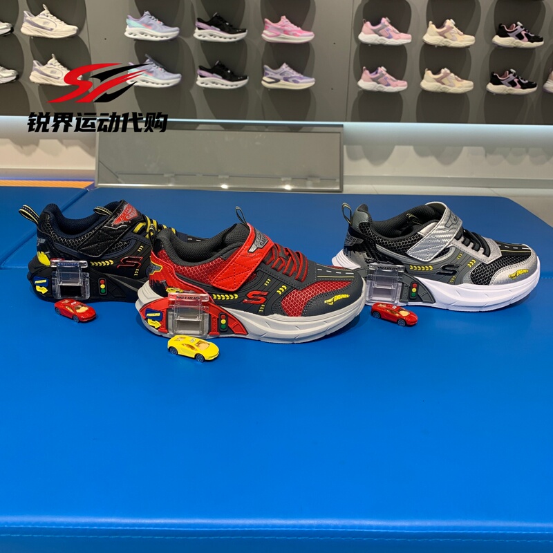 Skechers 2026 Spring and Autumn New Boys' Creative Fashion Sports Casual Shoes with Built-In Car Design 402150L Skechers 2026 Spring and Autumn New Boys' Creative Fashion Sports Casual Shoes with Built-In Car Design 402150L
