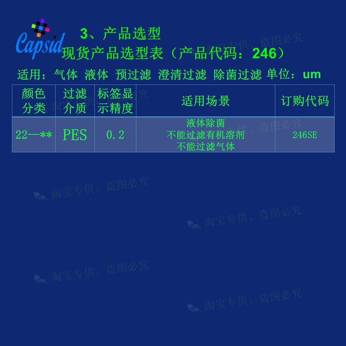 Фильтр 囊式过滤器 水溶液 水基液体 超纯水 缓冲液 培养基 除菌 pes 246 Capsid