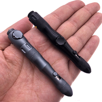 Outdoor multifunctional gyro tactical pen lighting broken window defense pen womens self-defense pen cool play decompression pen