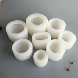 Геометрическая трехмерная силиконовая форма, акриловая искусственная еда, мусс, свеча