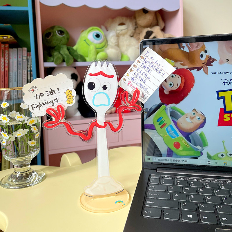 Original Toys Total Mobilization Fork poop Poo Sign Clip Hand Painted Cute Creative Desktop Swing Piece Acrylic Photo Clip-Taobao