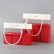 Manufacturer seal cashier bag Cosmetic Case Tea Bag Bulk Box Transparent Waterproof customizable square large