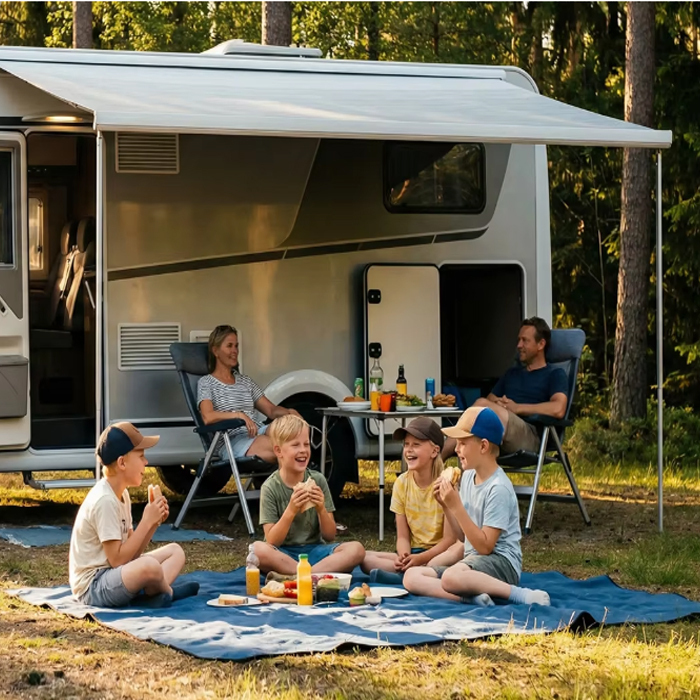 Dashu Brand Rv Awning, Electric Rv Awning, Car Side Tent, Rv Rain Cover, Car Sunshade