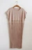[Authentic Hàn Quốc] Đầm dài giữa xếp ly đơn giản màu sắc hoang dã mới của phụ nữ L5678 - váy đầm váy đầm
