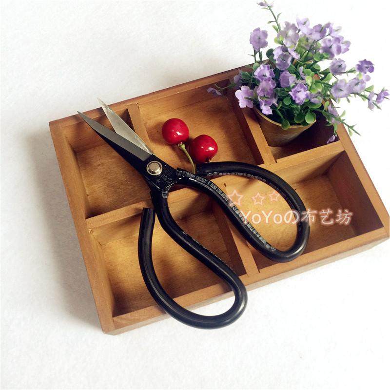 Handmade patchwork DIY tailor scissors household scissors comfortable large handle leather felt cloth tailor tailor cut