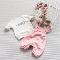 Autumn Winter New 0 baby boy fit 1-3 year old female baby summer dress suit foreign air summer clothing season back with pants tide 8