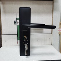 Door Lock Indoor Bedroom House Door Lock American Black Gold Solid Wood Door Handle Home Mute Door Lock 87-02