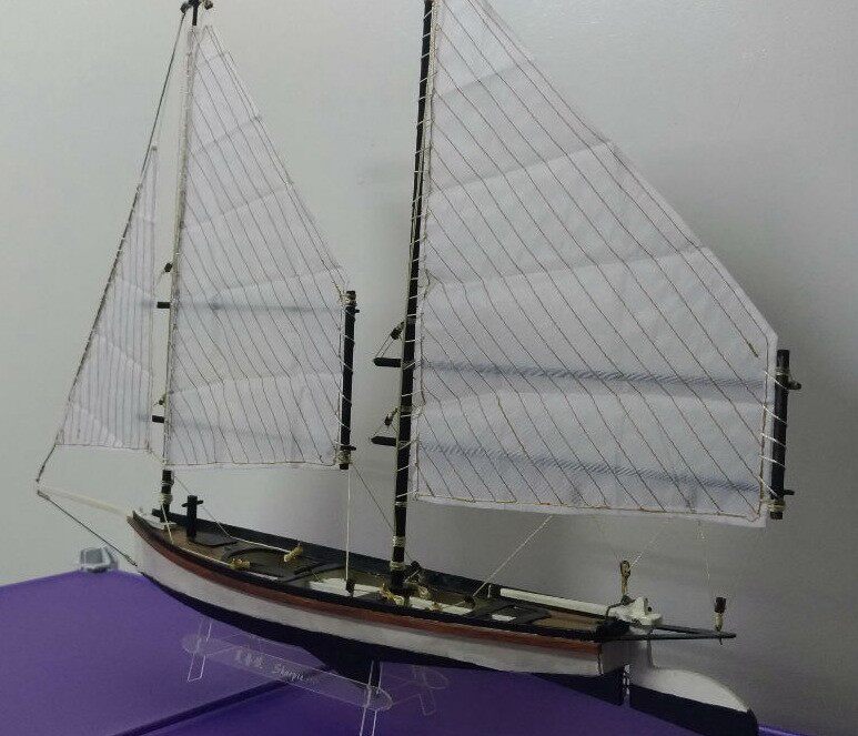 1:48 Sharp number DIY model boat model Toy Model Parquet Model Wooden Ancient Sailing Model Kit