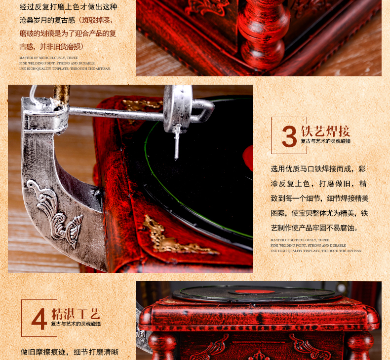 đầu đĩa than dual	 Máy ghi âm cổ điển Máy ghi âm thanh sắt Trang trí máy ghi âm retro mô hình máy quay phim đen - máy ghi âm - Máy hát 	máy nghe nhạc đĩa than mini