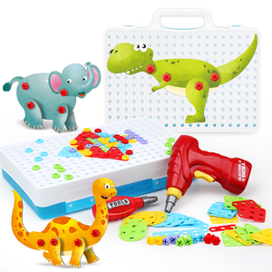 男孩玩具拆装拧螺丝动手益智电钻拼图