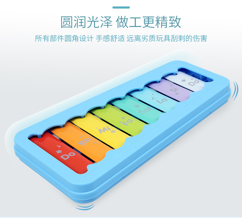 Trẻ em của bé octave tay gõ trên piano 8 tháng bé âm nhạc xung quanh hạt câu đố cụ 1-2-3 năm tuổi đánh bại đồ chơi