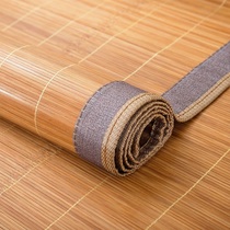 Bamboo mat home student dormitory single positive and negative summer mat bed foldable 1 4m mat double