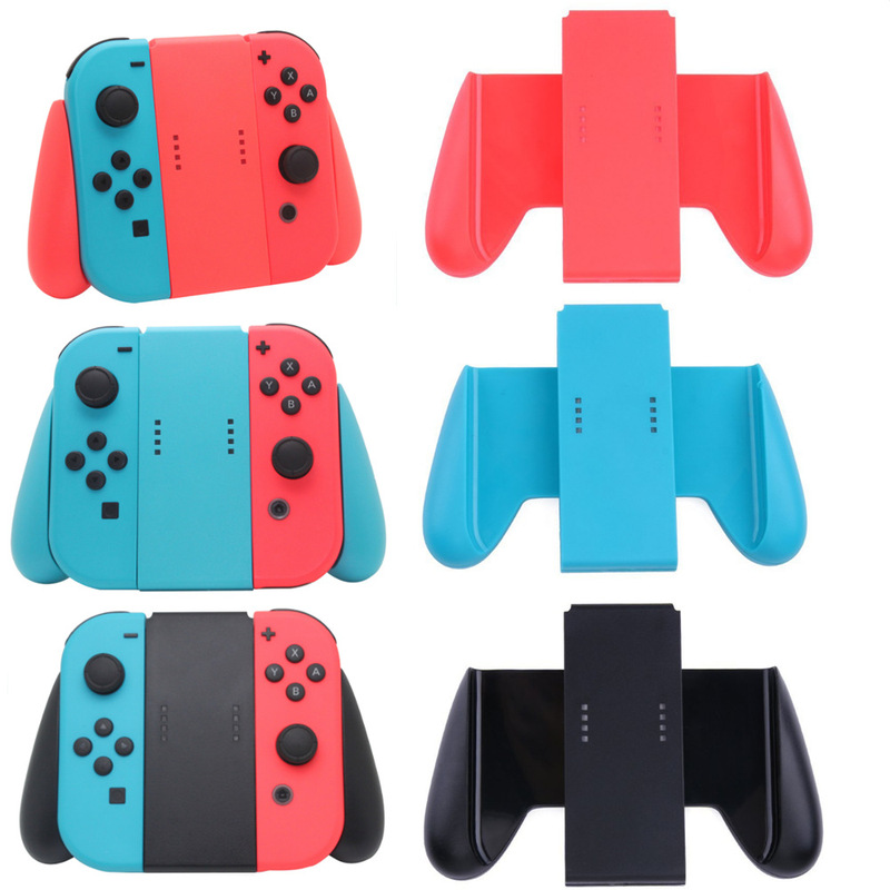 Joycon Horn-Shaped Handle Integrated Switch Dog Head Controller Grip Ns Left and Right Small Handle Grip Stand Connector