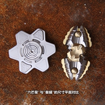 Six stars original titanium alloy EDC natural player fingertip gyro zirconia ceramic bearing adult toy