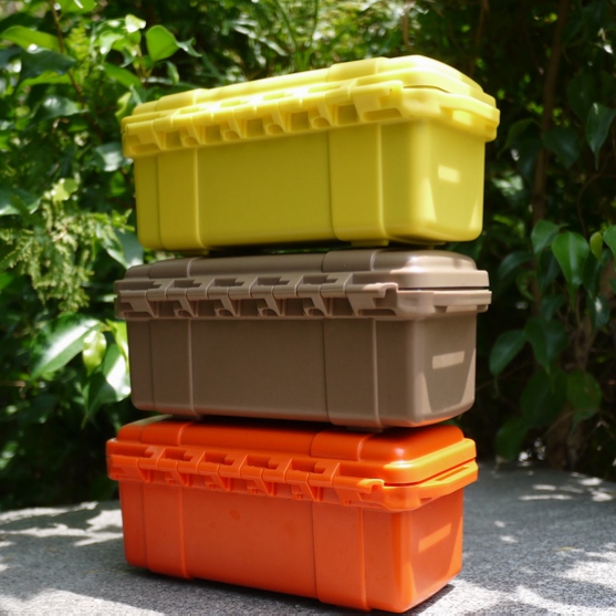 Large buffer plastic pad toolbox Waterproof box box Drop-proof anti-collision box EDC size details are introduced