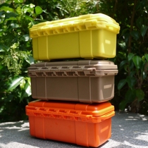 Large with cushioning rubber pad toolbox Waterproof box box Drop-proof anti-collision box EDC size details are introduced