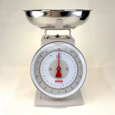 Household 5kg dial scale old-fashioned plate called mechanical cooking scale spring scale pointer scale 3kg Teaching Scale 2 jin scale