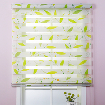 Lift free perforated roller blinds Blinds Household hand-drawn blinds Living room kitchen bathroom Bathroom Full shading waterproof