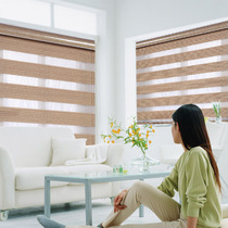 Curtain roller blinds Lift shading Office Bedroom Living room Dining room Bathroom Bathroom Custom free perforated blinds