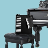 Пианино, вместительная и большая черная сумка на одно плечо для школьников для отдыха