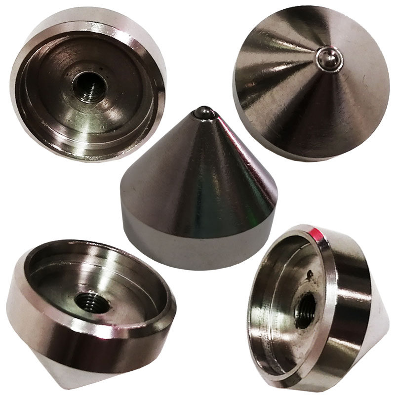 Diabolo tapered stainless steel small head fixed dry cyclone five-axis Shunhe single-head diabolo central axis 8mm small head accessories