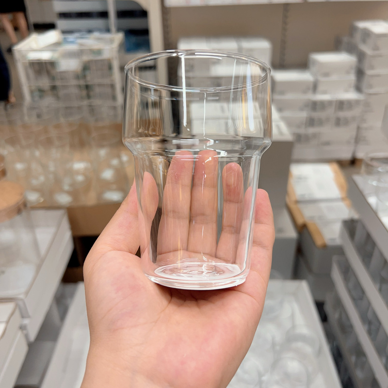 Ikea/New Ikea Product Skifis Glass Cup Water Cup Wine Glass Juice Cup Beverage Cup Heat-Resistant Glass 350ml Ikea/New Ikea Product Skifis Glass Cup Water Cup Wine Glass Juice Cup Beverage Cup Heat-Resistant Glass 350ml