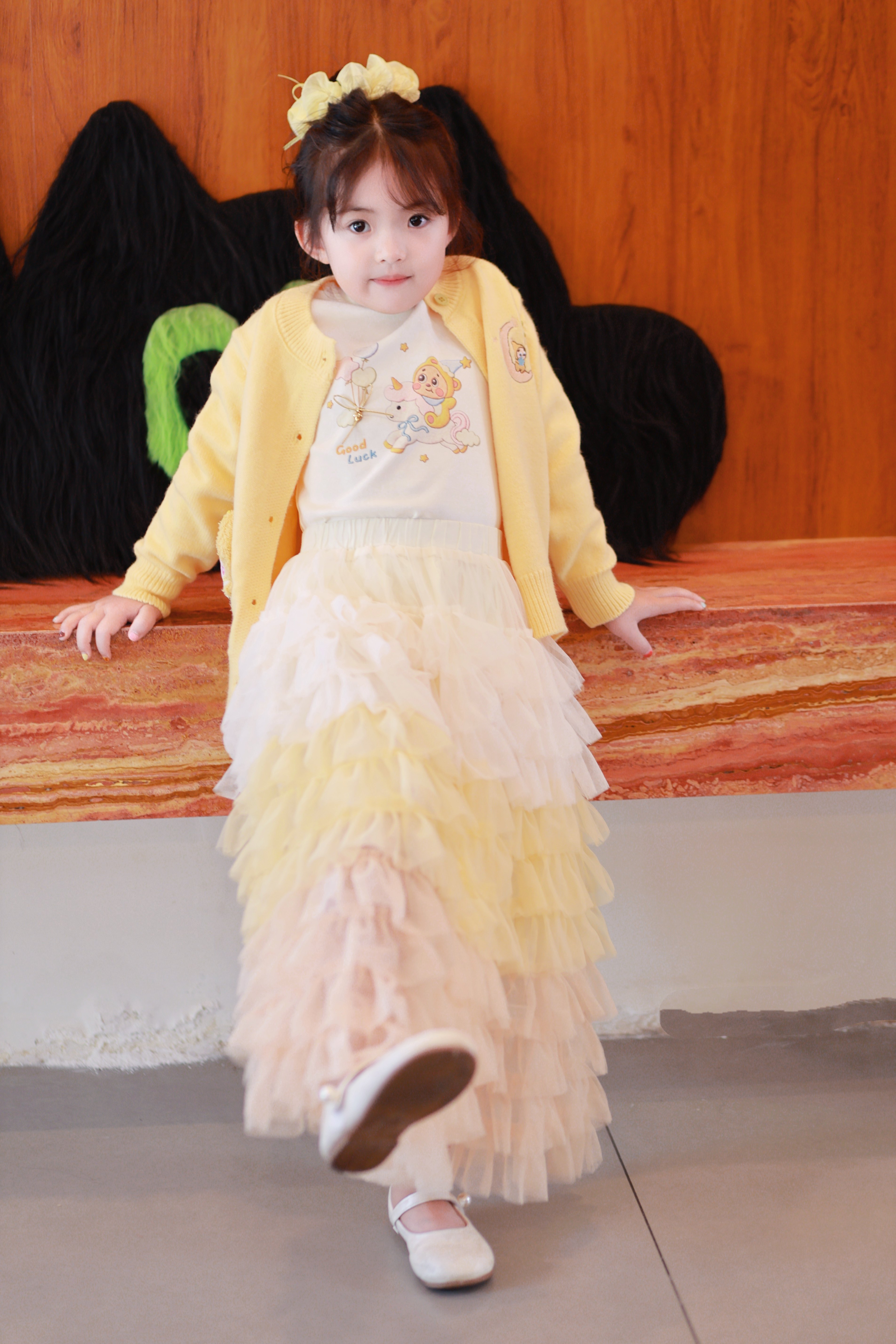 Customer photo for Yellow Skirt, 120cm