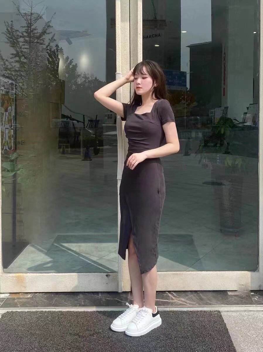 snowelf小个子真皮厚底小白鞋麦昆同款增高设计春夏透气不闷脚休闲板鞋百搭