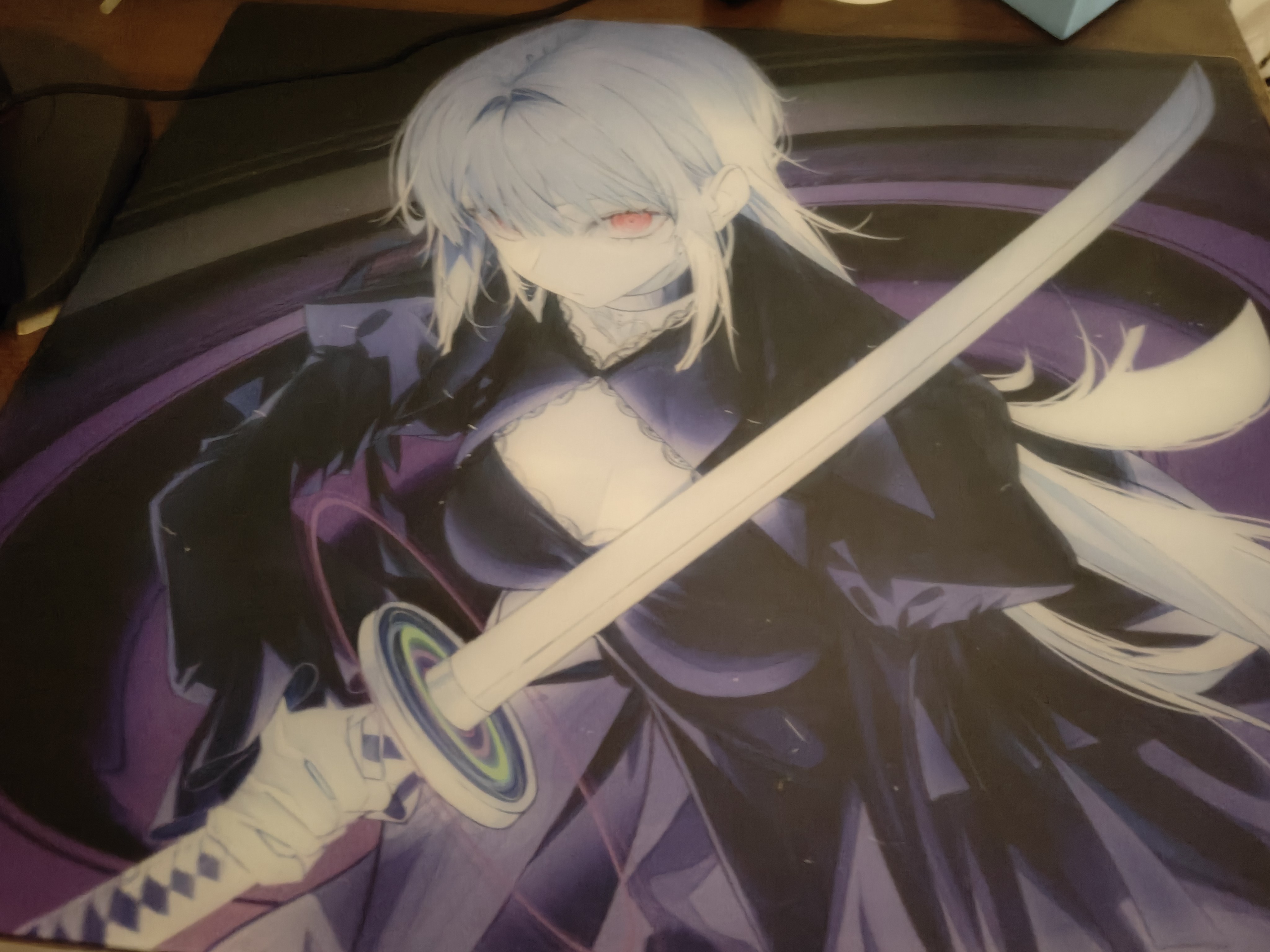 知鬱DYSPHORIA MAKI真希2mm潤滑塗層玻璃滑鼠墊APEX OW洲瓦長TTK