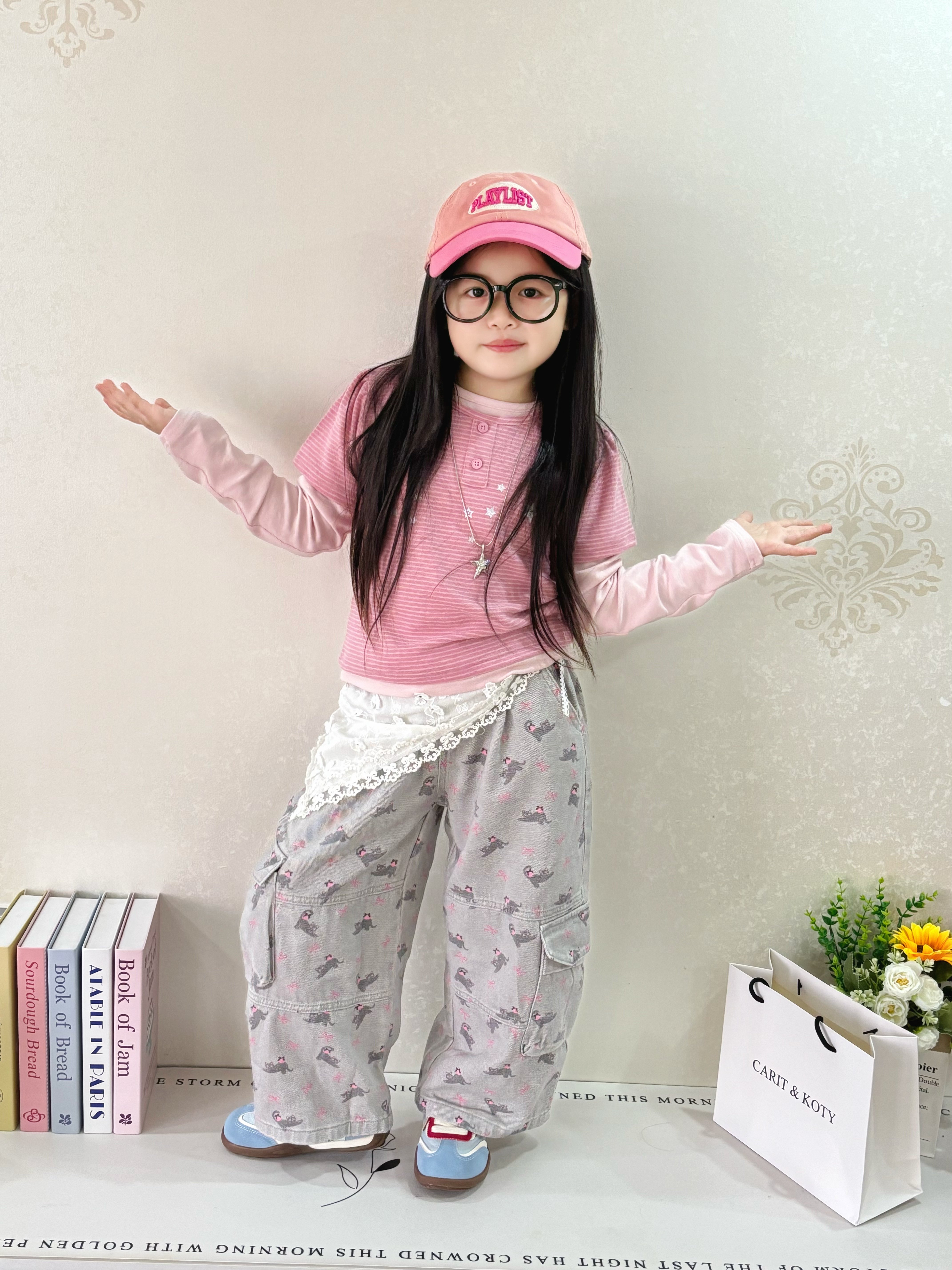 Customer photo for Tee Set + Cargo Pants (3-Piece), 130cm